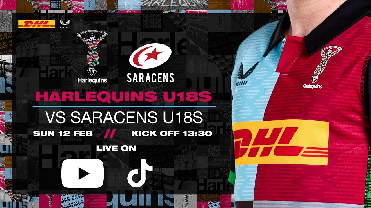 🎥 Live Rugby - Harlequins U18s v Saracens U18s