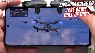 Samsung Galaxy S21 FE test game Call of Duty Mobile CODM