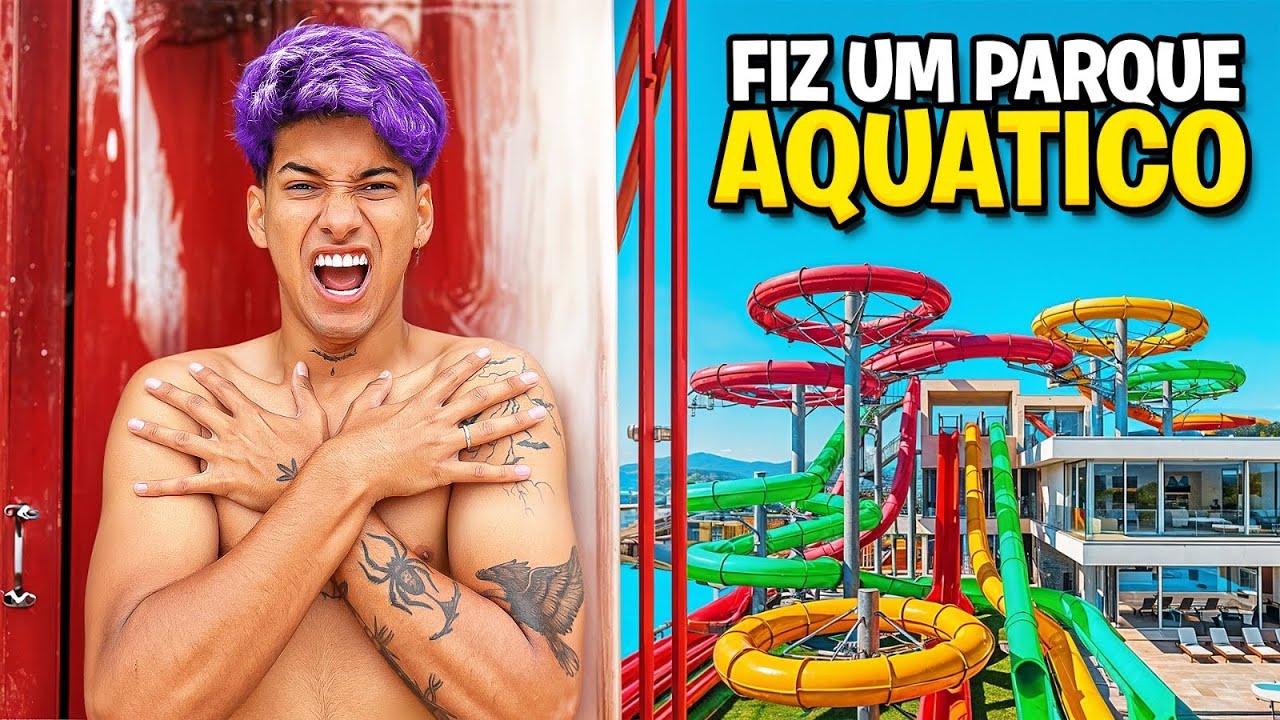 ERA PRA SER SÓ UM PARQUE AQUÁTICO NA MANSÃO MAS O PIOR ACONTECEU…