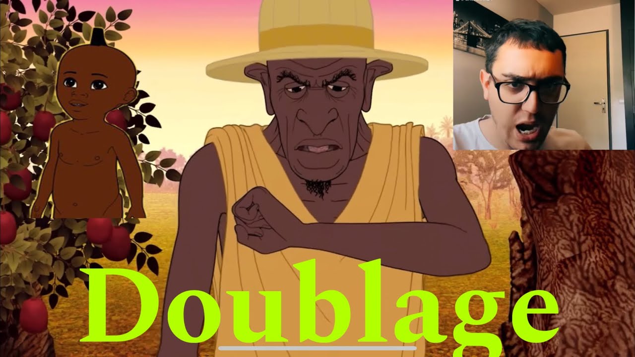 Je double Aboulou , le Vieillard dans ￼ Kirikou et les Hommes et les Femmes 🛖🎬