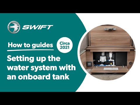 How to set up and use the water system and onboard water tank in your Swift Caravan - video from Swift