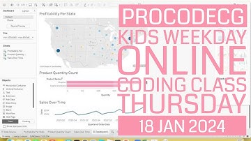 ProCodeCG Kids Weekday Coding Class - Thursday - 18 Jan 2024