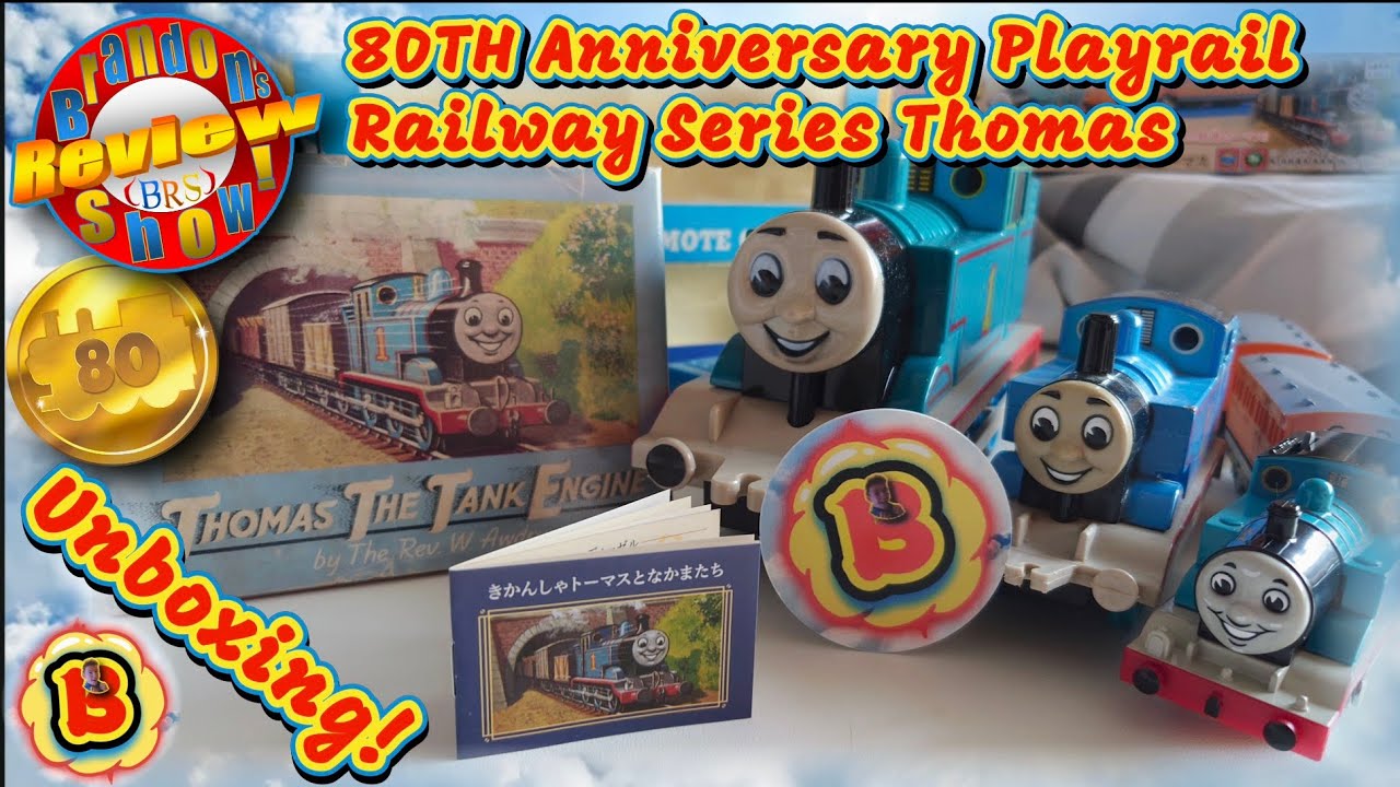 Playrail Thomas and friends 80TH Anniversary Railway Series Unboxing!