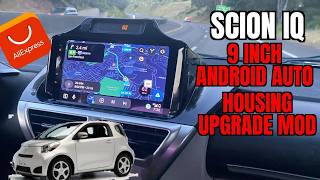 TOYOTA SCION IQ 9 INCH ANDROID AUTO CARPLAY HOUSING MOD from AliExpress