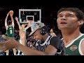 BROOK KOBE LOPEZ EVERYBODY! BUCKS vs NUGGETS HIGHLIGHTS