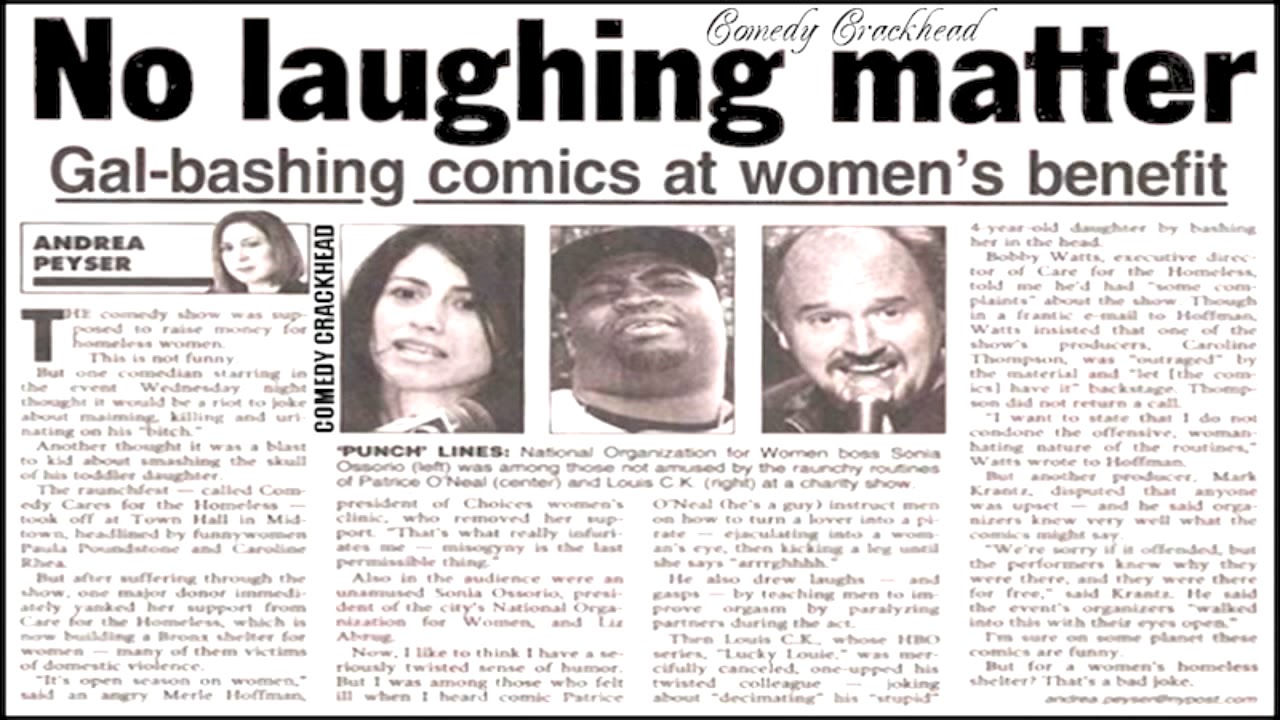 Patrice O'Neal & Louis C.K. - Gal-Bashing Comics