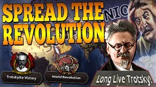 THE WORLD REVOLUTION IN HOI4 MP! TROTSKY MAKES THE ENTIRE WORLD COMMUNIST! - HOI4 Multiplayer