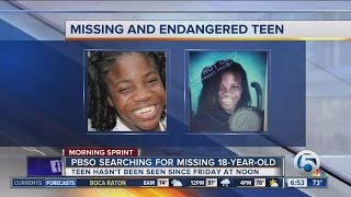 PBSO searching for missing 18-year-old