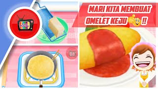 Mari Kita Membuat Omelet Keju ] Zona Pelangi [ Cooking Mama: Let's cook! screenshot 1
