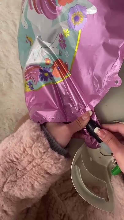 Cara mengisi balon foil dengan helium