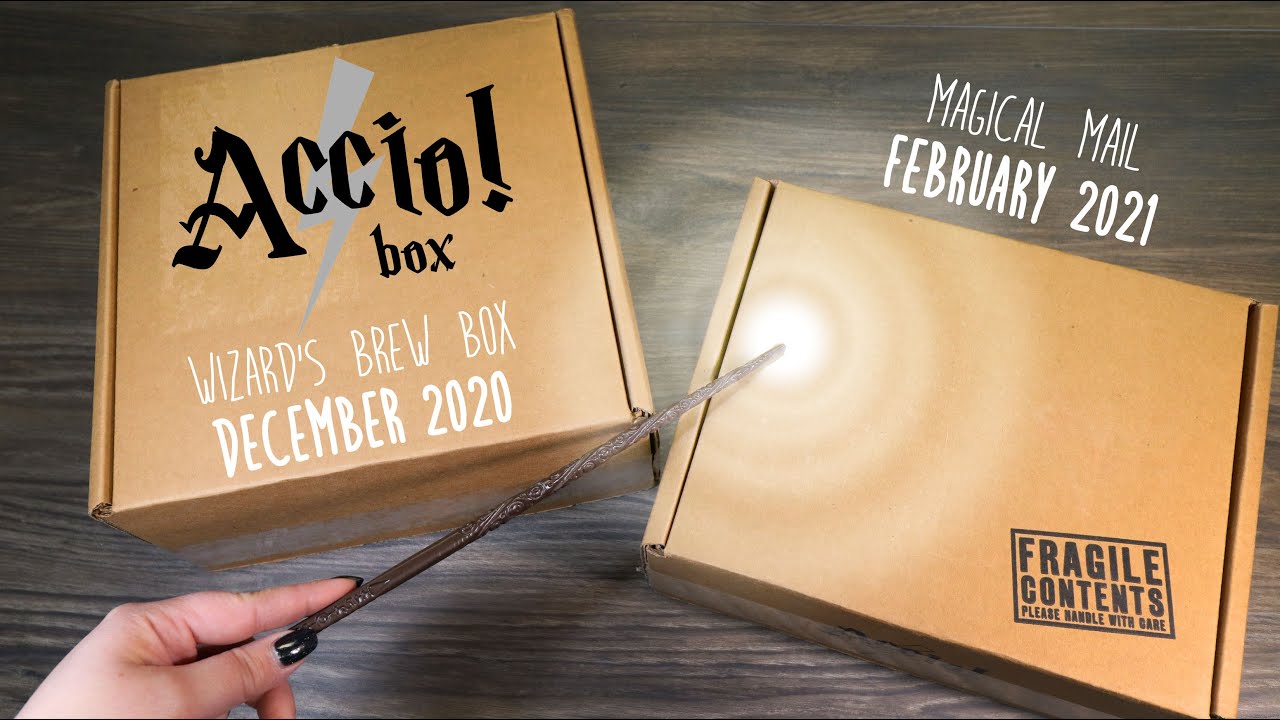 Accio Box Unboxing February 2021 Magical Mail December 2020 Wizards Brew Box Harry