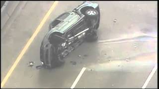 Chopper 10 over I-264 accident on the Berkley Bridge