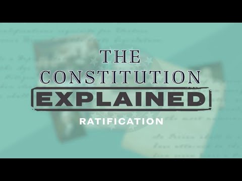 Video: Vilgte ikke ratificeringen af forfatningen?