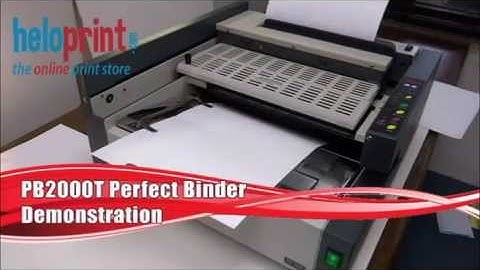 Helloprintstore Funbind PB-2000 Desktop Perfect Binder