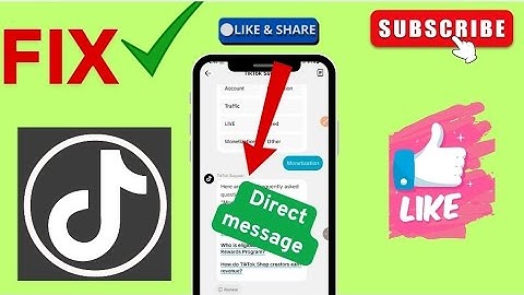 How to Fix Tiktok Direct Message Option Not Showing 2025|fix direct message on tiktok
