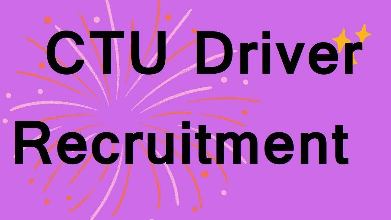 CTU Driver Job in Chandigarh YouTube