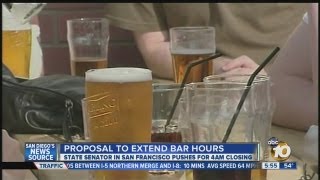 New proposal would extend bar hours in California past 2AM