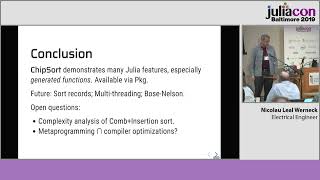 SIMD and Cache-Aware Sorting with ChipSort.jl | Nicolau Leal Werneck | JuliaCon 2019