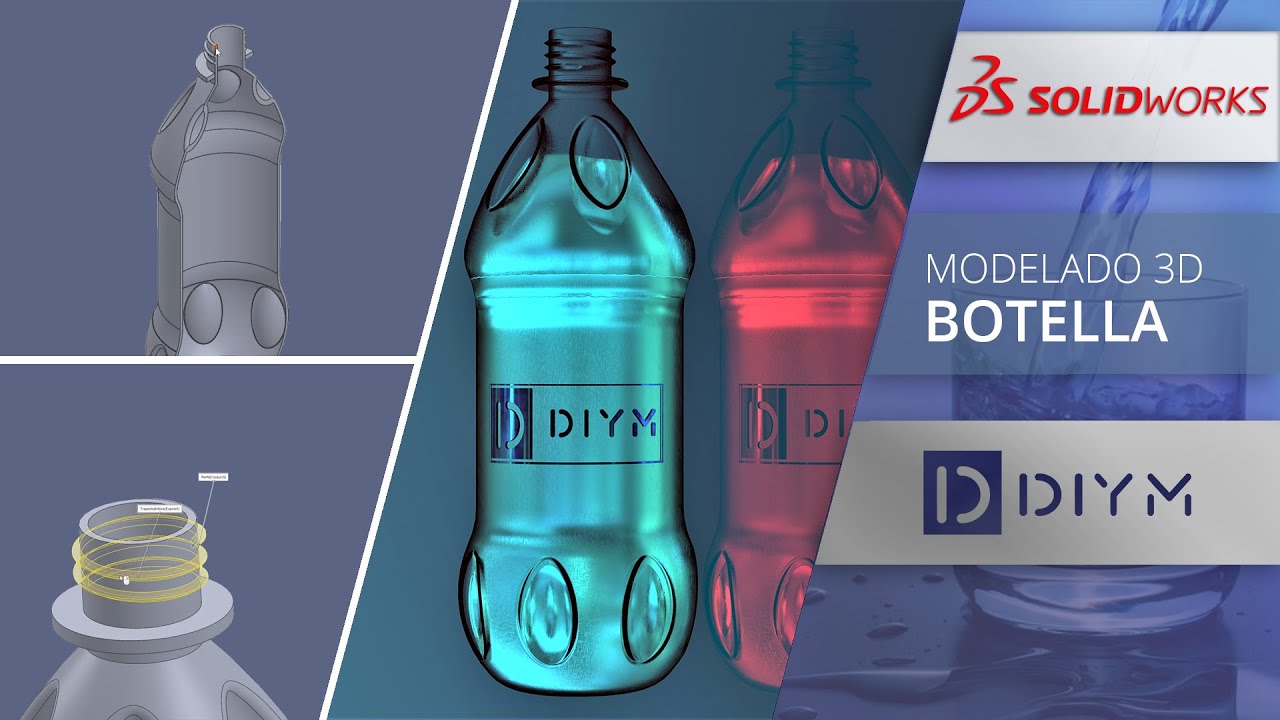Tutorial paso a paso - SolidWorks: Botella/Bottle 