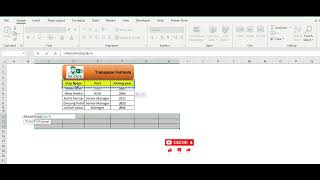 TRANSPOSE FORMULA IN EXCEL