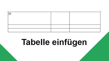 Tabelle in LibreOffice einfügen - So geht