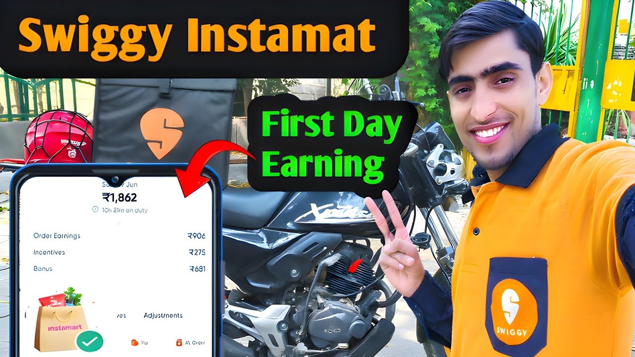 Swiggy Instamart First Day | Swiggy Instamart Delivery Earning | Swiggy Instamart Grocery Delivery