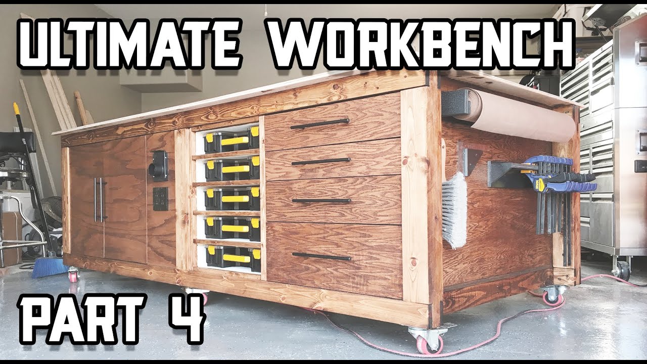 Ultimate Workbench Build FINI   SHED! // Part 4 - YouTube