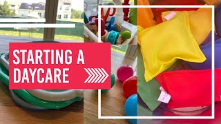 Starting an in-home daycare