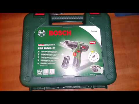 Аккумуляторная дрель-шуруповерт Bosch PSR 1080 Li-2