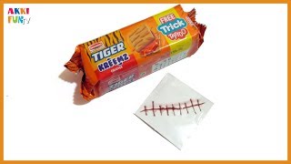 Free trick tattoo with Britannia Tigar Biscuits