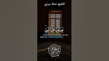 إن الله وملائكته يصلون على النبي 💙🌟 || حالات واتس قرآن ✨ || القارئ معاذ مرسى🎙️