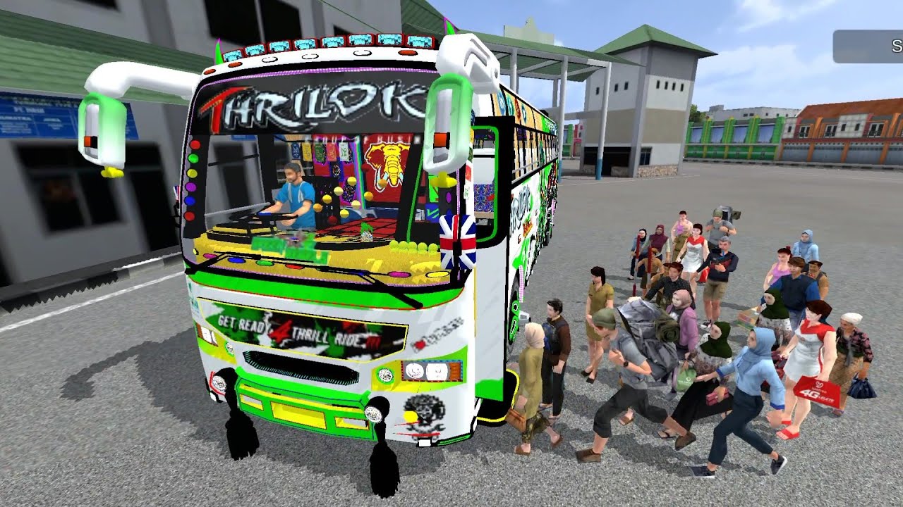 💥 thrilock New Delhi bus simulator indonesia android game play video 