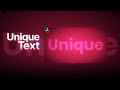 You’ve Never Seen This Text Animation Before