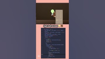 “When Coding Meets Creativity — Light Bulb + Bear Animation 🐻💻” #coding #codingbat #webdesign
