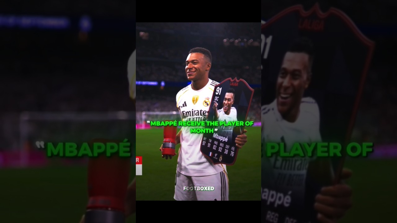 Mbappé player of month 🥶🔥|
