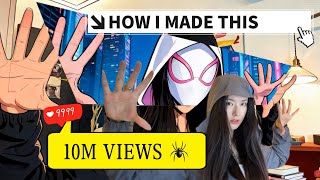 How I Made My Viral Spider-Woman Video 🕷️ | Full Tutorial