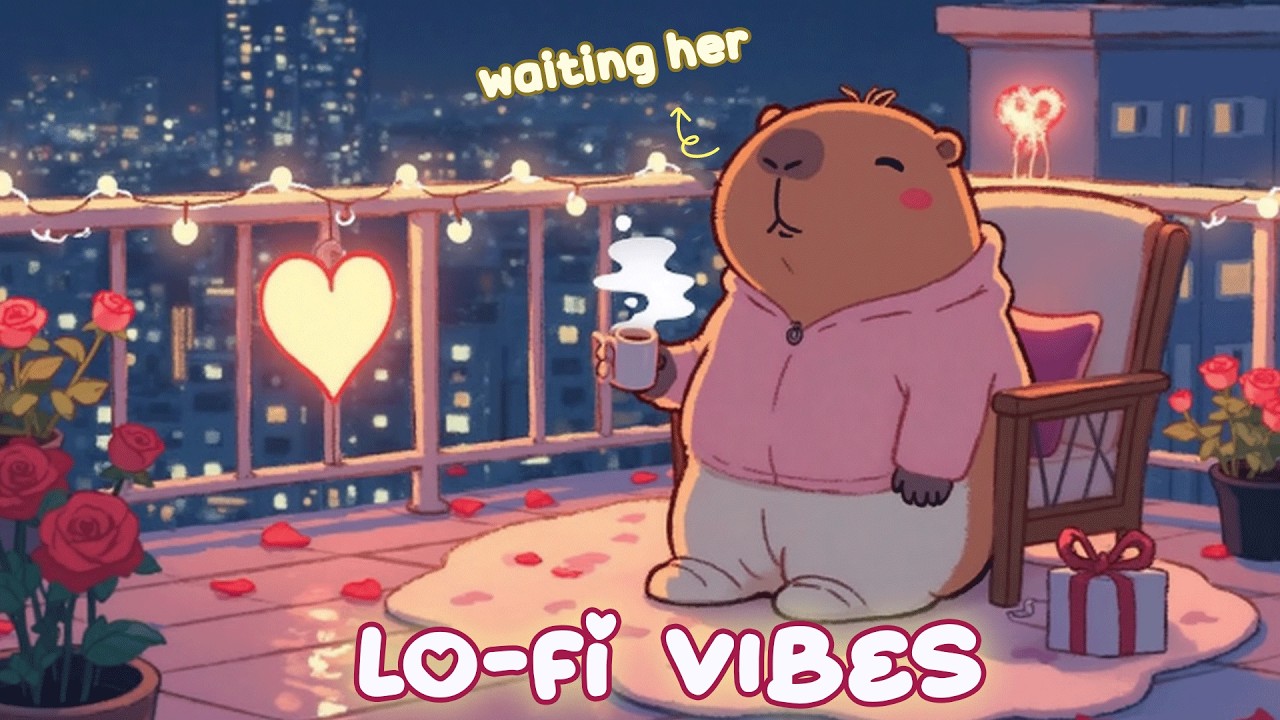 Chill Lofi for A Warm Valentine's Day with Loved One 💝🌿 Balcony or A Love Nest??