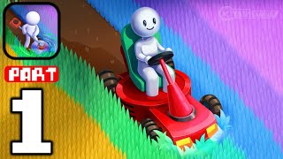 Mow My Lawn: Cutting Grass - Gameplay Walkthrough Part 1 Tutorial Mow Grass Quickly (Android,iOS) screenshot 4