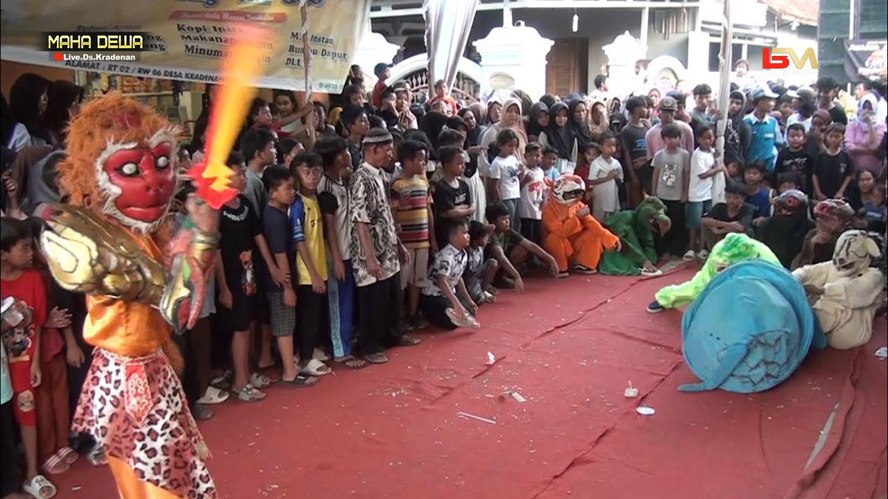 Tarung Macanan Hewan - Hewan Burok Maha Dewa Ds. kradenan