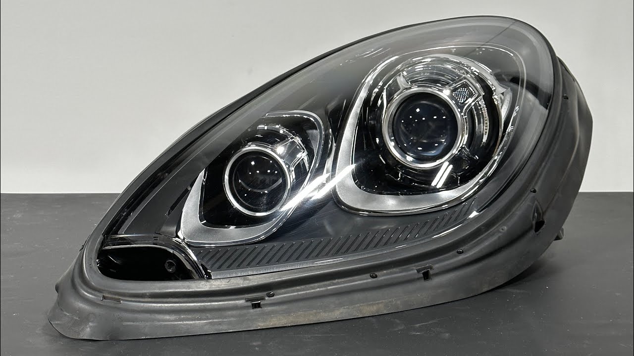 Porsche Macan Headlight Lens Replacement Service - YouTube
