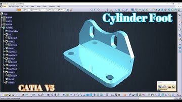 Twin Engine Design  In Catia | Cylinder Foot| Advanced Assembly | CATIA TUTORIALS