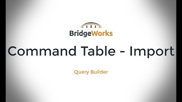 VDM - Command Table Import