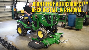 John Deere AutoConnect™ Mower Deck Install & Removal