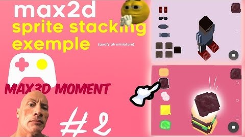 mox2deez sprite stacking episode2 #max2d #max2dtutorial #gamedev #gamedevelopment #3d #max3d