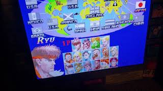 SF2 Arcade1Up upgraded with NOS Happ Controls Ultimate Joystick