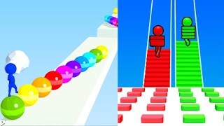 Stack Rider vs Bridge Race -  MAX LEVEL Gameplay Walkthrough (Android,ios) NEW UPDATE
