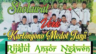 Rijalul Ansor Ngawen Sholawat versi kartonyono medot janji