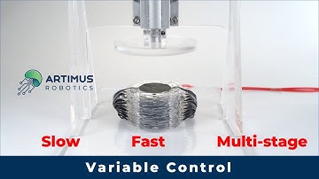 Highly Variable Actuation of HASEL actuators. Fast, slow, and multi-stage.