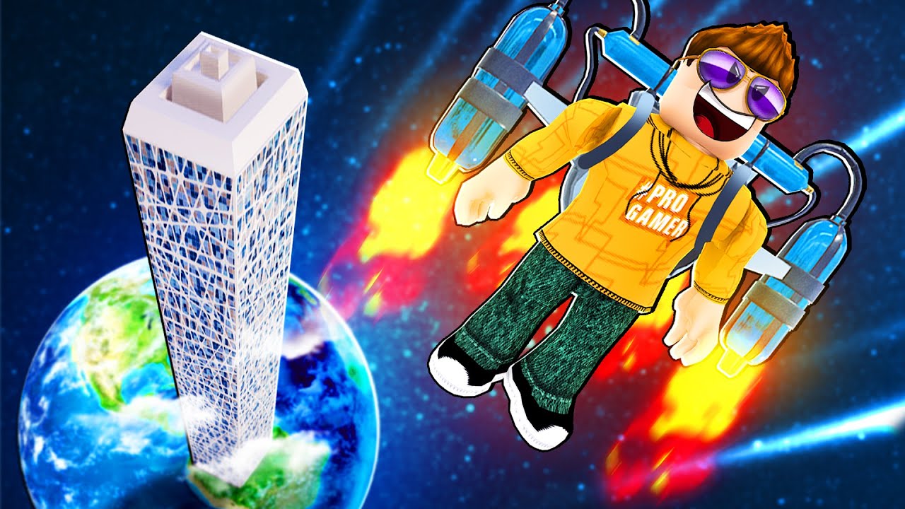 Hop ud fra VERDENES HØJESTE *SKYSKRABER* i Roblox 🤩