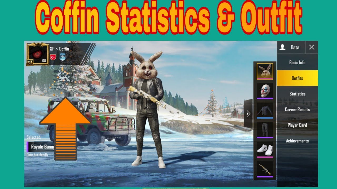 PUBG Mobile Best Player Coffin Statistics & Outfit